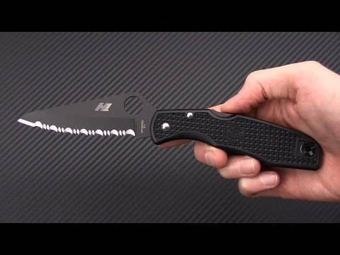 Складной нож Spyderco Pacific Salt 91SBBK фото 3 Складной нож Spyderco Pacific Salt 91SBBK фото 3