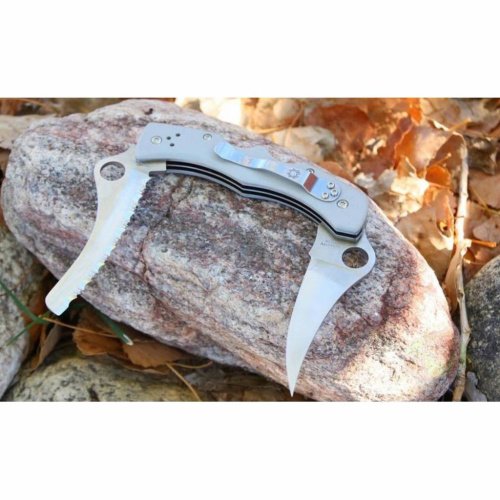 Складной нож Spyderco Dyad® - 44GP&SGY фото 15
