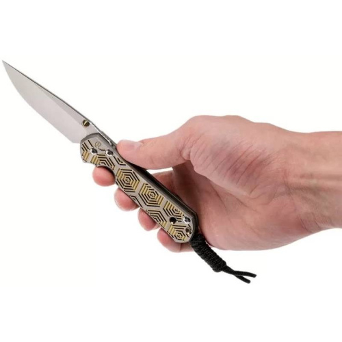 Складной нож Chris Reeve Large Sebenza 21 Gold фото 14