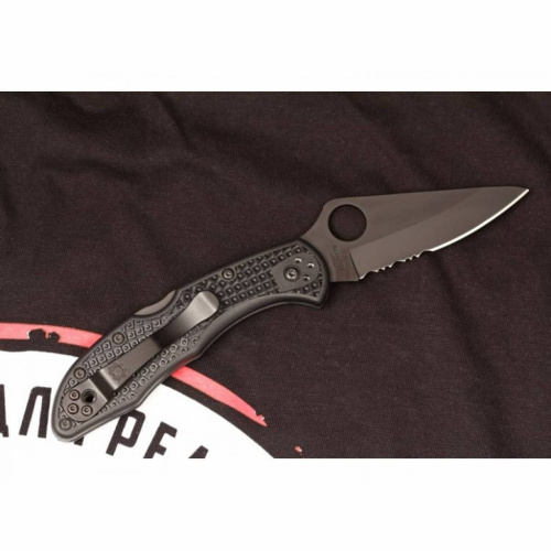 Складной нож Spyderco Delica 4 - 11PSBBK фото 18