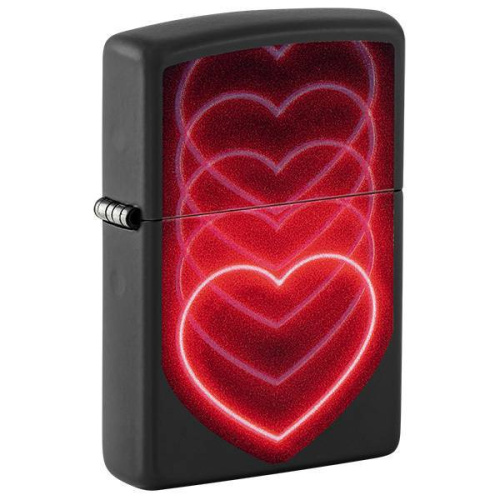 499 ZIPPO  ZIPPO Hearts Designпокрытием Black Light