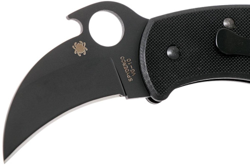 96 Spyderco Складной нож керамбит Karahawk All Black - Spyderco 170GBBKP фото 13 96 Spyderco Складной нож керамбит Karahawk All Black - Spyderco 170GBBKP фото 13