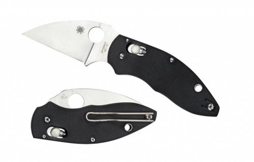 Складной нож Spyderco Q BALL BLACK C219GP фото 4