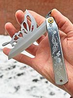 Нож складной Higonokami Nagao Butterfly