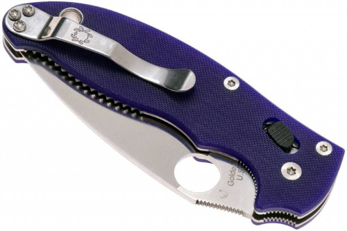Складной нож Spyderco Manix 2 Blue 101GPDBL2 фото 10 Складной нож Spyderco Manix 2 Blue 101GPDBL2 фото 10