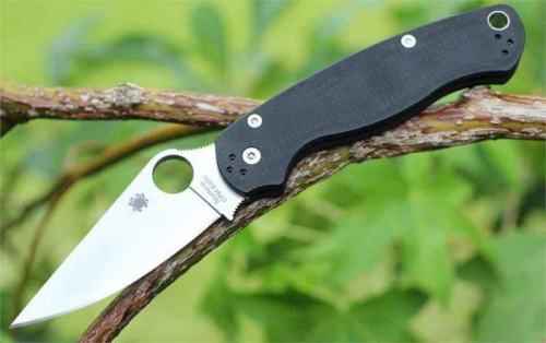 Складной нож Spyderco Para Military 2 - C81GP2 фото 8 Складной нож Spyderco Para Military 2 - C81GP2 фото 8