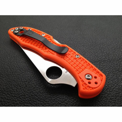 Складной нож Spyderco Delica 4 Flat Ground - 11FPOR фото 7 Складной нож Spyderco Delica 4 Flat Ground - 11FPOR фото 7
