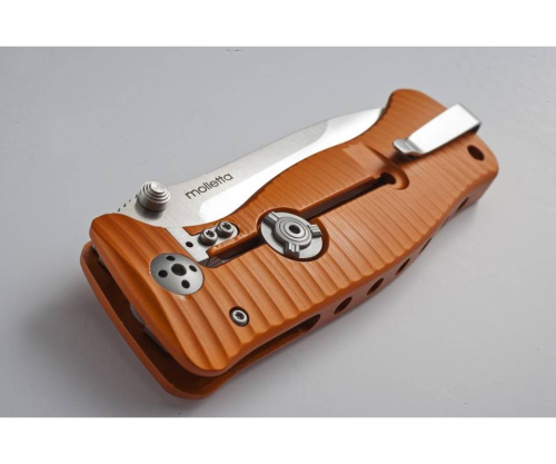 Складной нож Lion Steel SR1A OB ORANGE фото 15