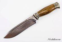 Охотничий нож  Авторский Нож из Дамаска №47